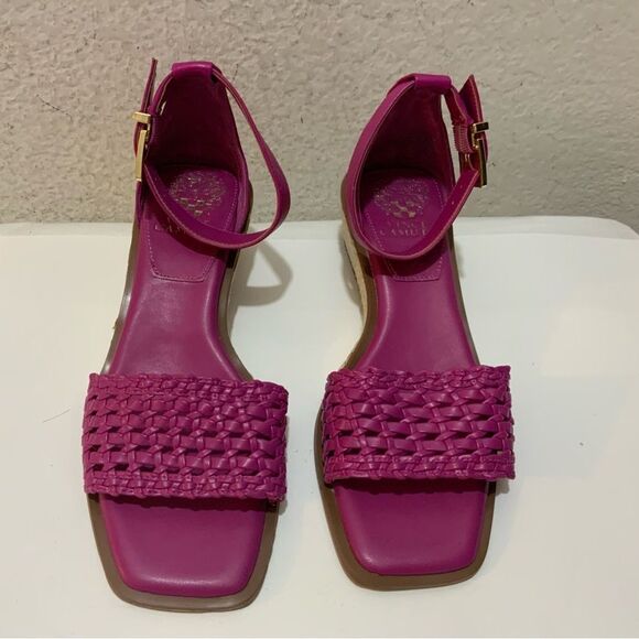 Vince Camuto Bretandi Adjustable Espadrille Wedge Sandals 7 M/ 37.5 - Picture 3 of 10